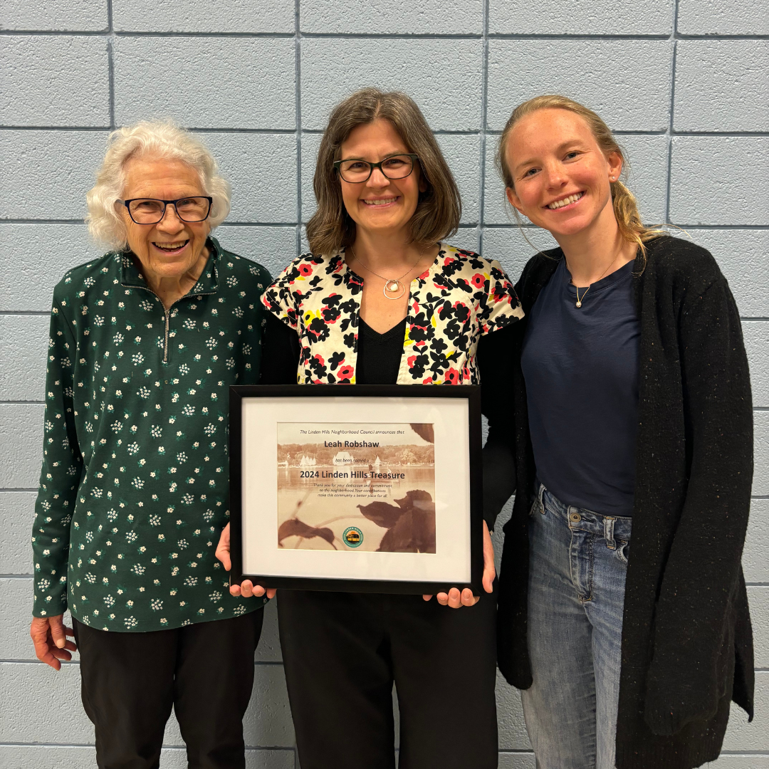 Barbara Lunde, Leah Robshaw Robinson, and Elianna Lipold-Johnson (2024 Treasures Program)