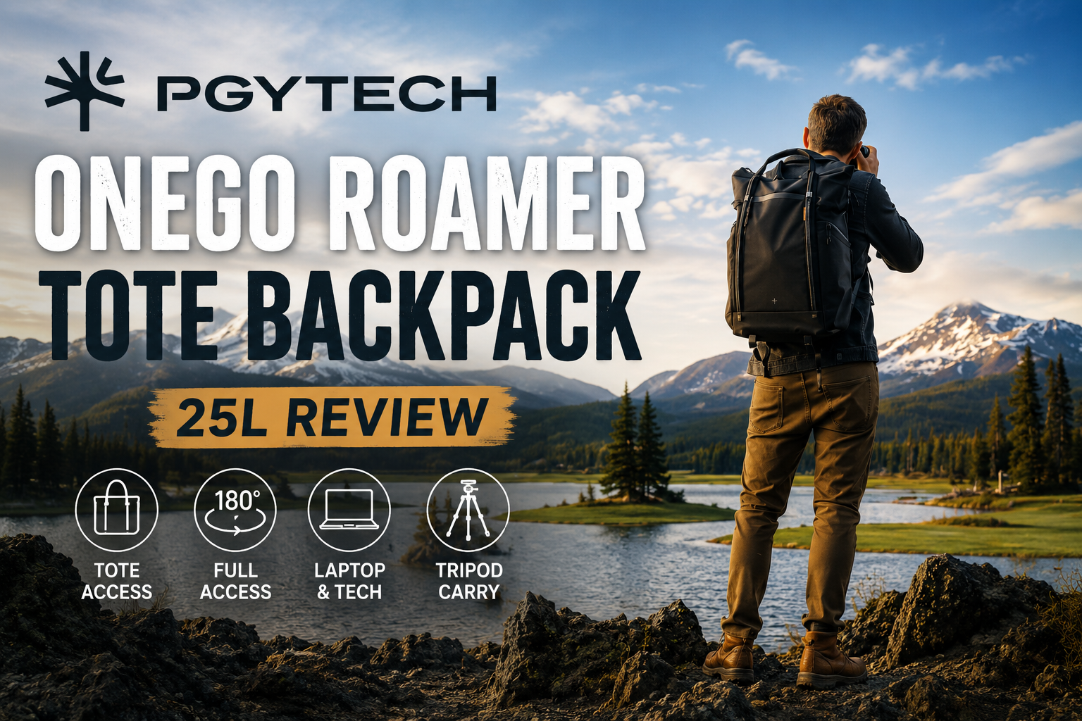PGYTECH OneGo Roamer Tote 25L