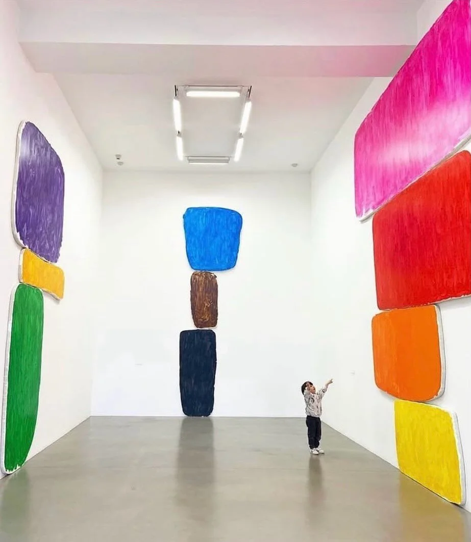 Kids looking at art. 

When I worked at the Guggenheim, we did a study which showed the benefits (including improved literacy and critical thinking skills) when kids interact with art in meaningful ways. 

Do you remember your first art encounter as 