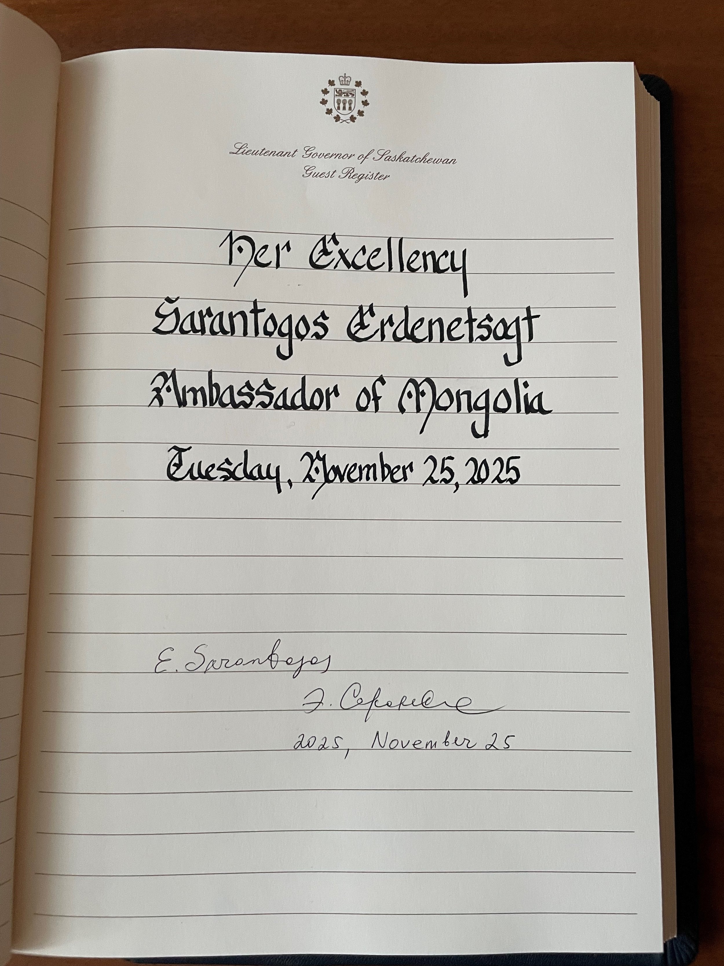 Ambassador of Mongolia