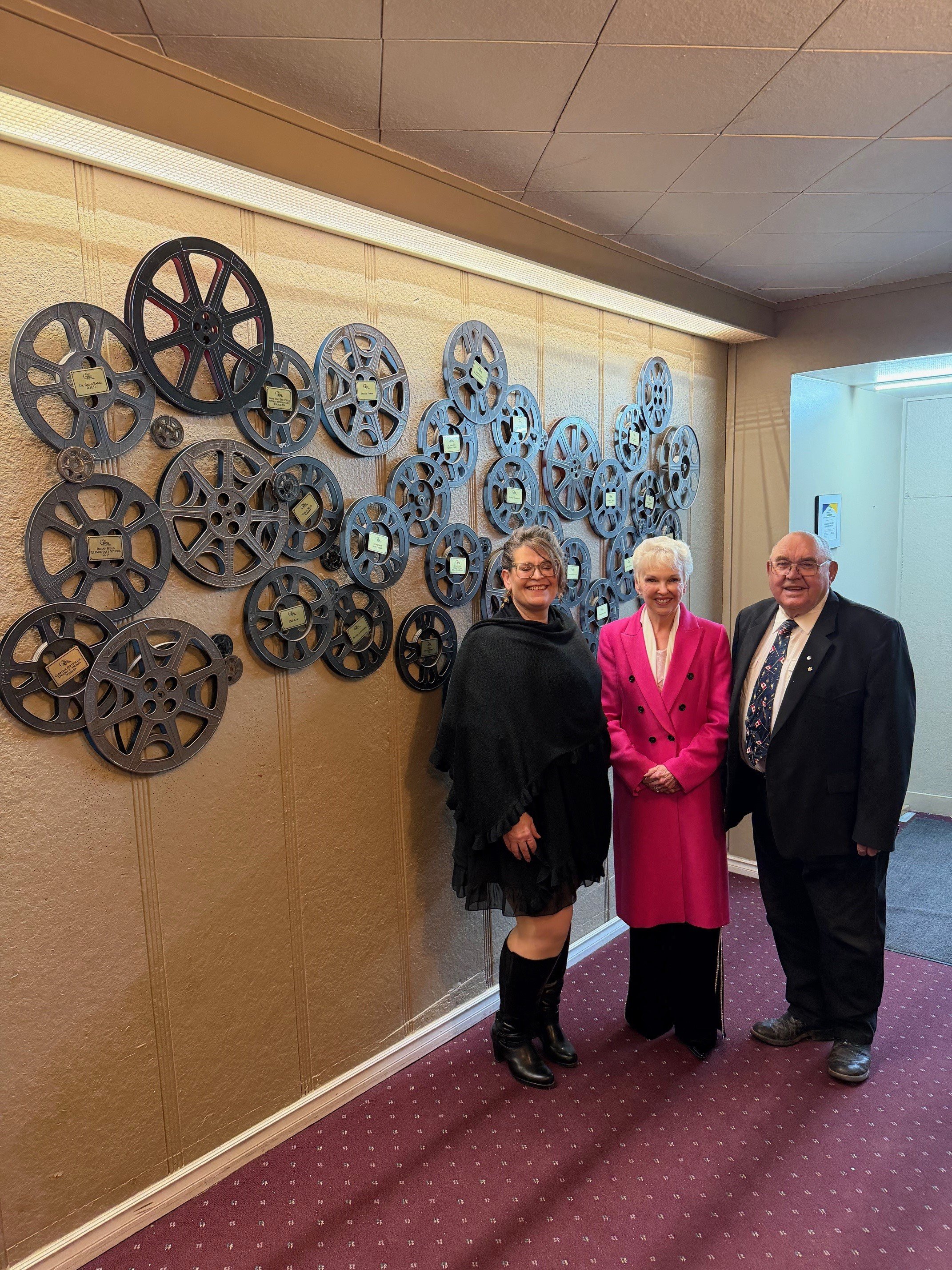 Film reels on wall, LG McIntyre - Feb. 14, 2026.jpg