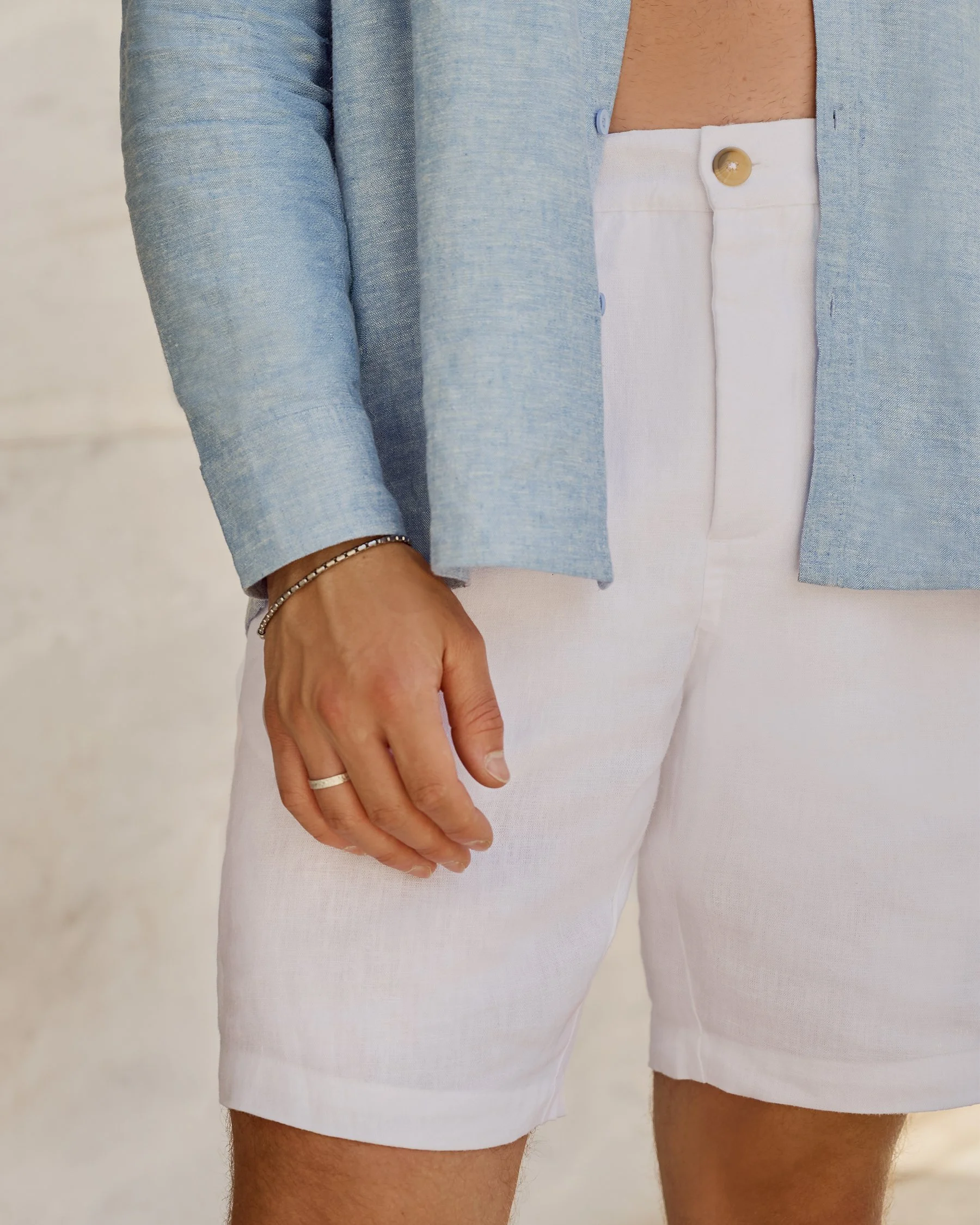 Linen Blend Shorts