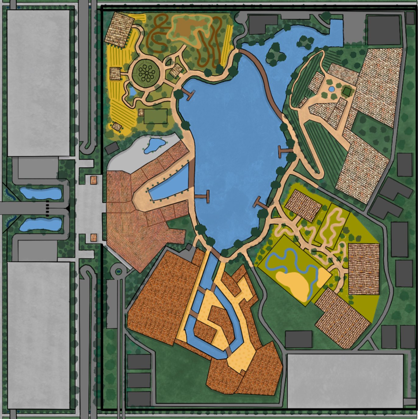 Theme Park Redesign - Mediterranea