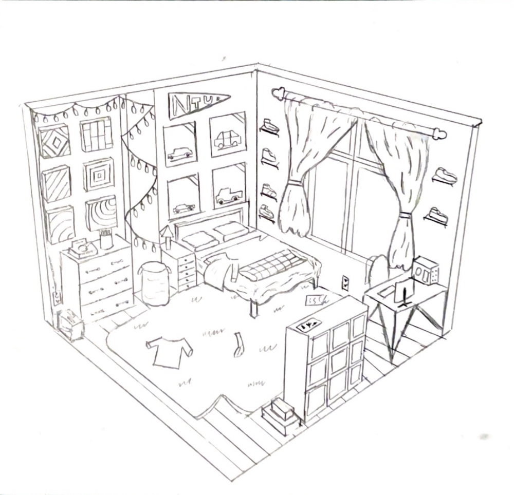 Angled View - Initial Concept Sketch