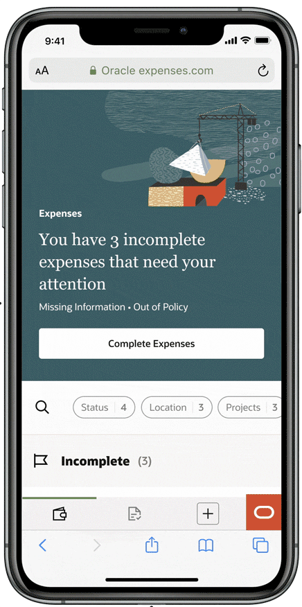 Enabling Faster Expense Submission