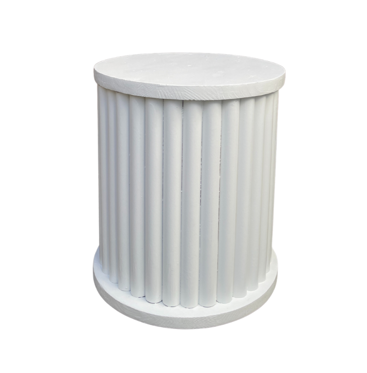 Modern Fluted Pedestal — Mini