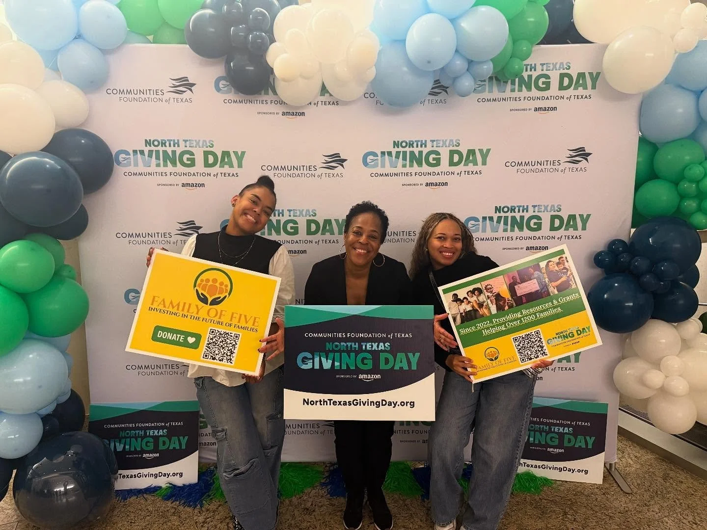 Happy North Texas Giving Day @northtexasgivingday @wfaa ! Family of Five is grateful for your support as we continue serving families across our community 💛 With most of our programs self-funded, your generosity keeps us going and growing. Learn mor