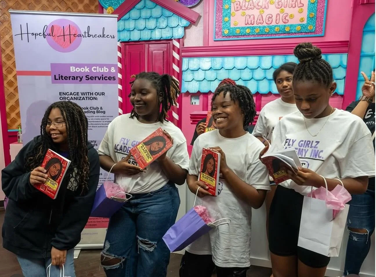 Family of Five is proud to see the impact of our grants in action! 📖✨Hopeful Heartbreakers @hhbdonations is empowering underserved communities through literature &mdash; helping underserved children think critically, communicate effectively, and gro