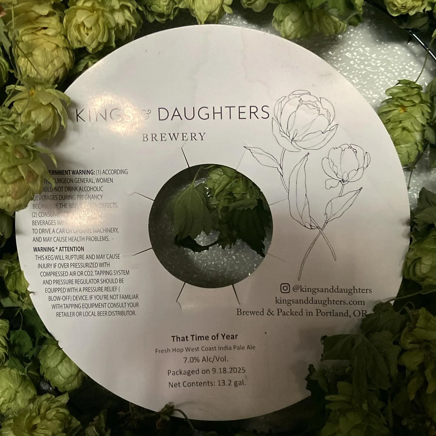 OMG! Fresh hop K &amp; D now on tap⚡️🍻