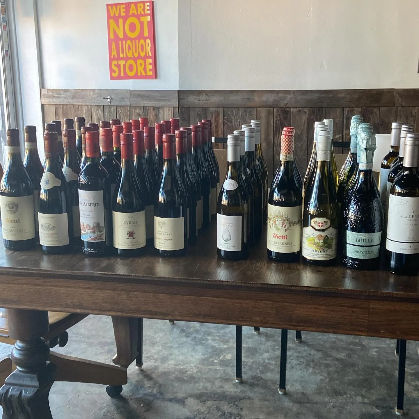 Well I have my wine for Thanksgiving , do you?
And yes we are still not a liquor store 🦃🔥🍇🍻