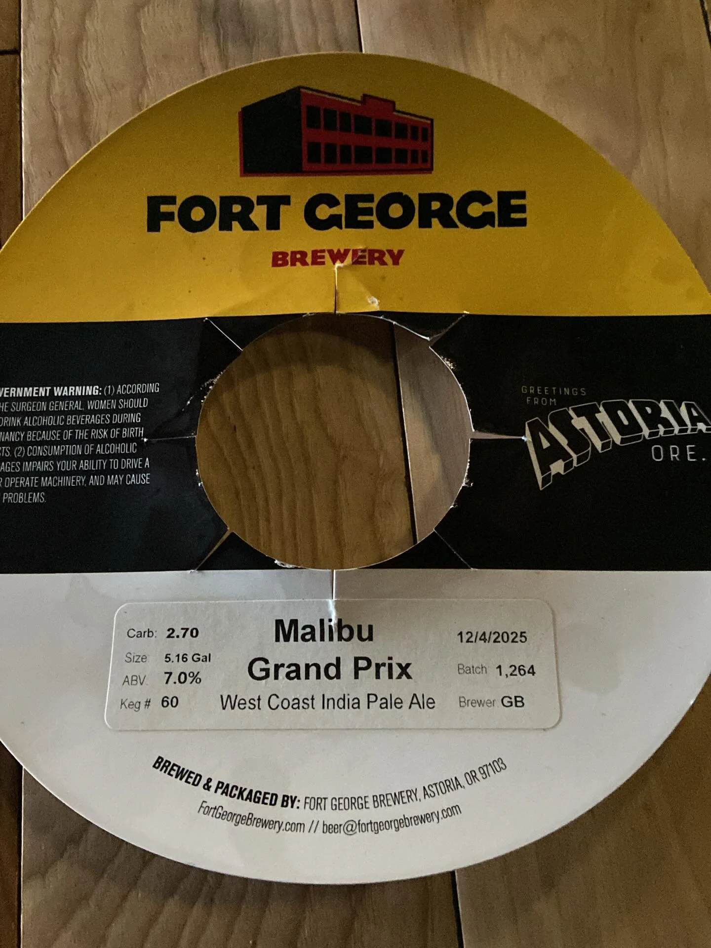 Come and get it🍻 fabulous collab with Fort George and Breakside!!!