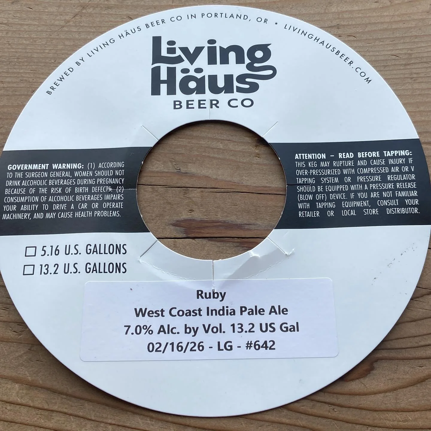 So proud to feature this fabulous collab with Living Haus and UPP Liquids! Delicious and unique mouth feel with lengthy layers of hoppiness. Come enjoy a pint today🍻