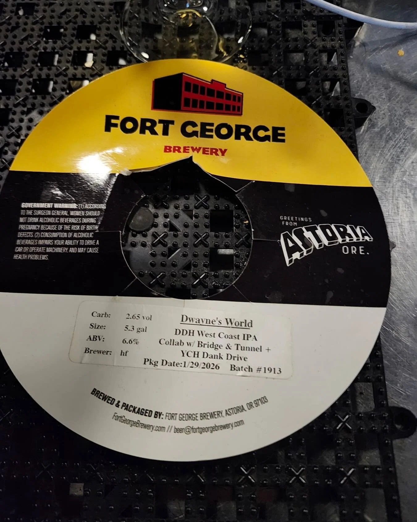 Well well we&rsquo;ll look what just got tapped!🔥🍻