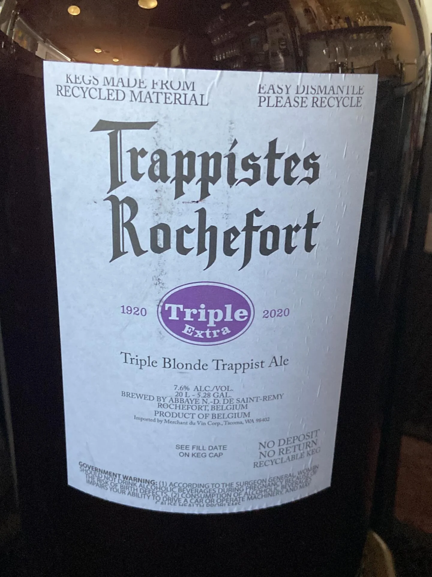 A new addition to the tap list!  Keeping the traditions alive🇧🇪