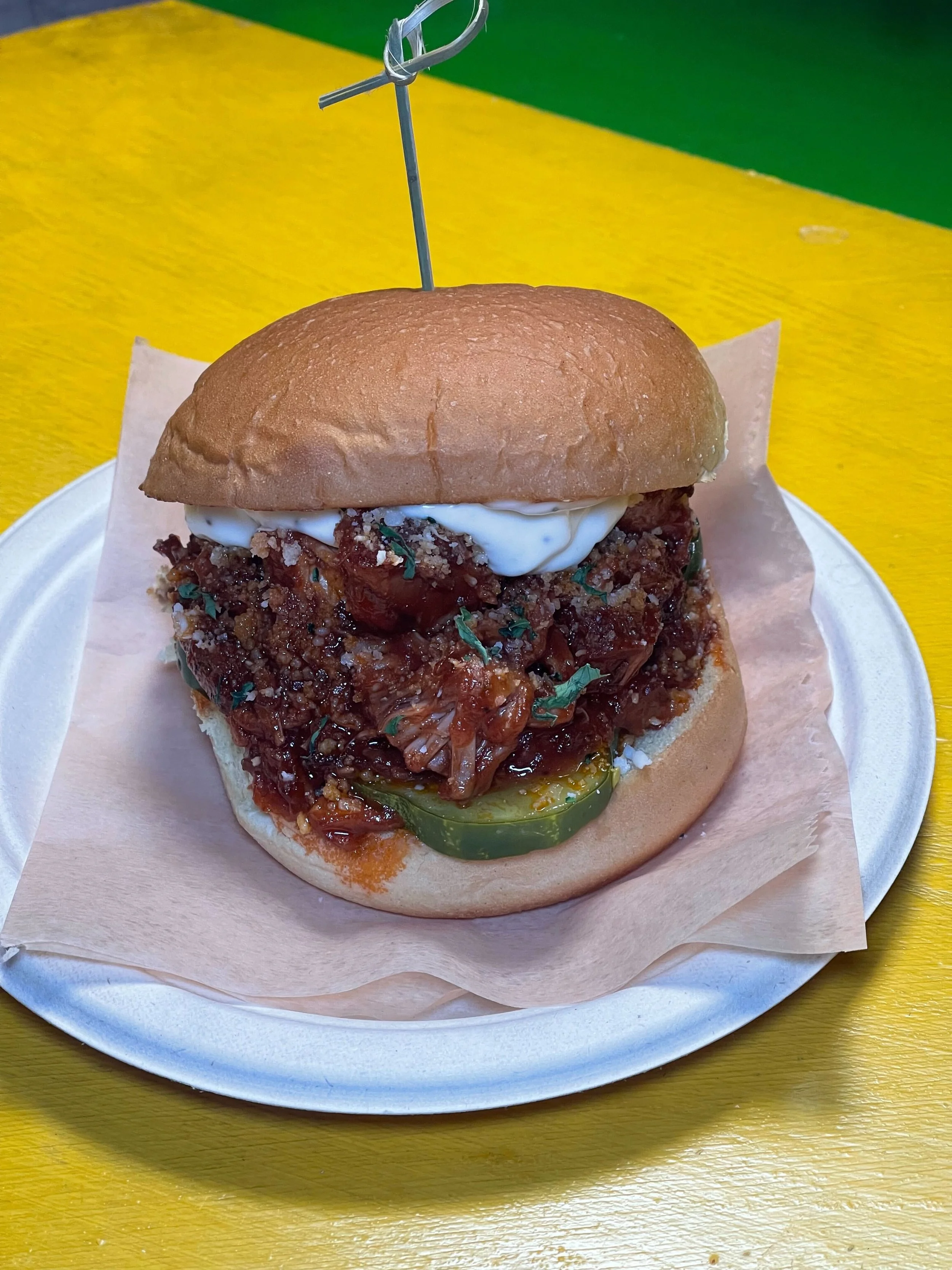 Bolivian Llama Party.Jackfruit Chola Sandwich.jpg