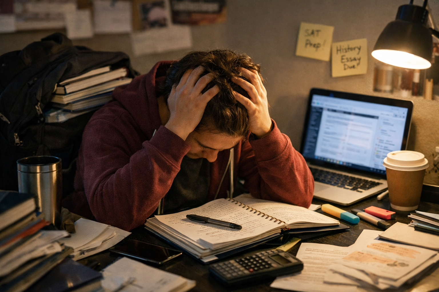 Is Your Teen Drowning in School Stress? Here’s How to Help Them Navigate Academic Pressure