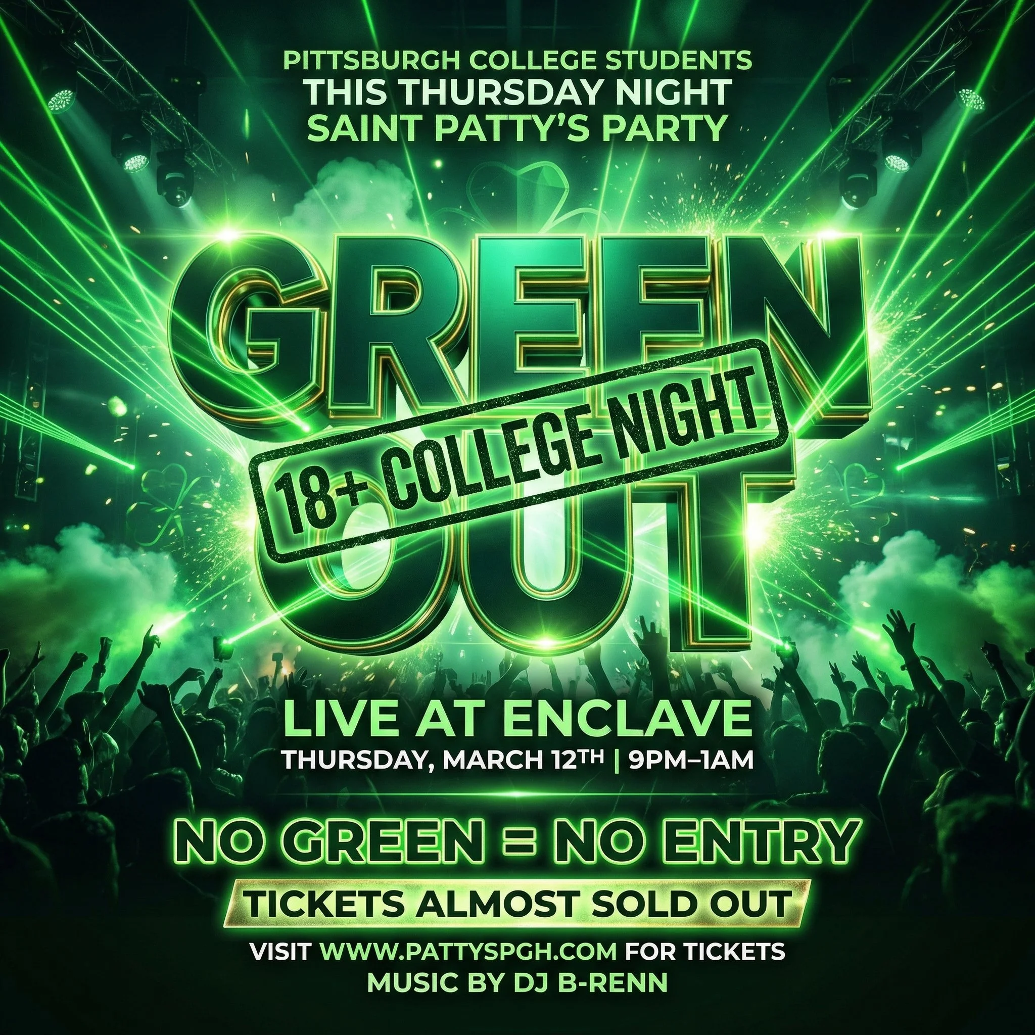 THURSDAY, MARCH 12TH | 9PM-1AM | 18+ COLLEGE NIGHT