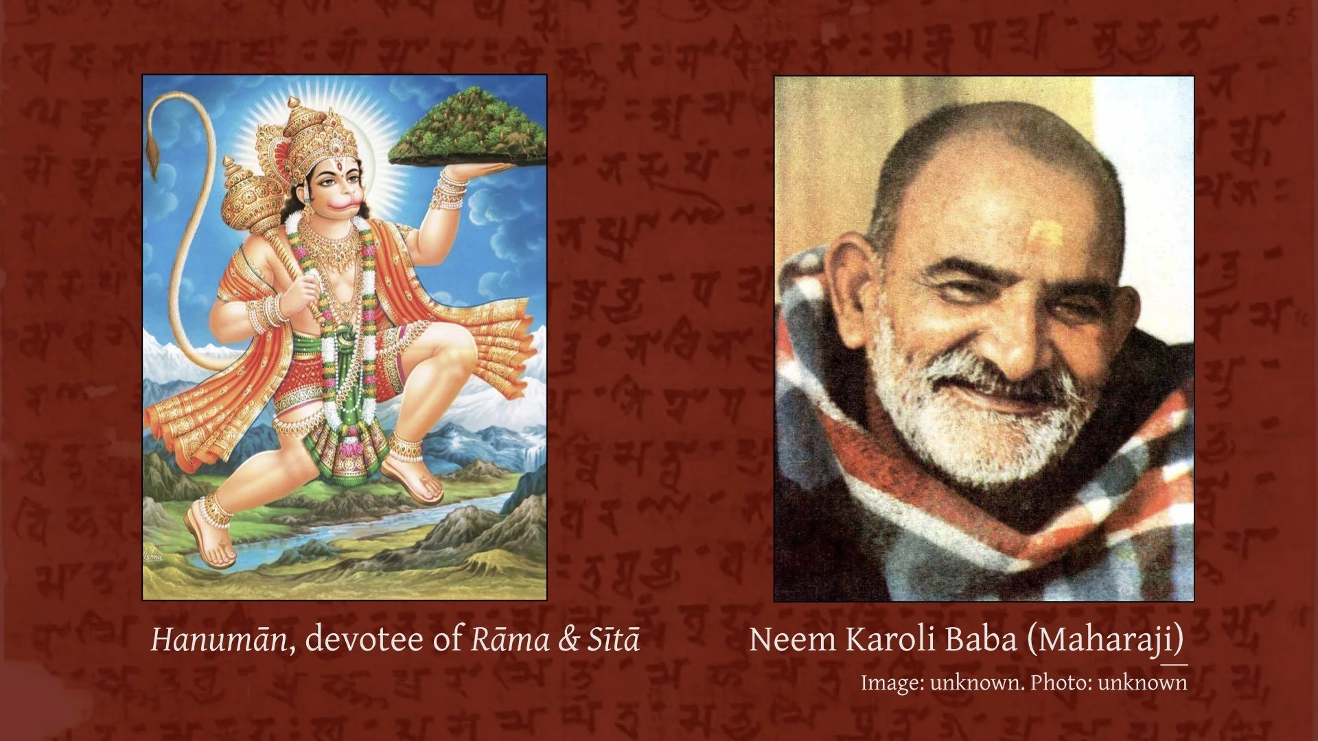 Hanuman, Maharajji, lineage, complexity