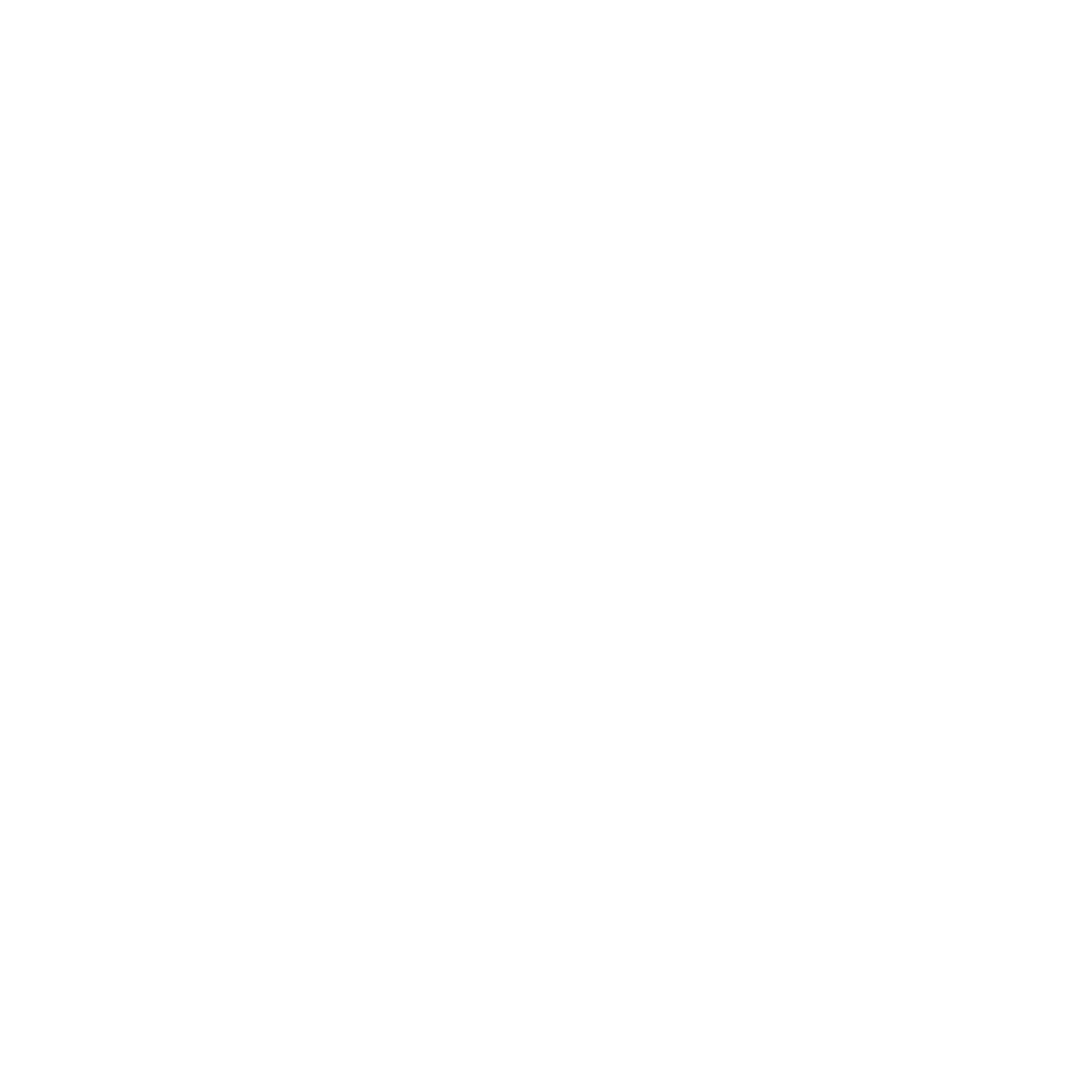 Icon of a virus or bacteria, stylized with a circular shape and protruding spike proteins, displayed in white on a black background.