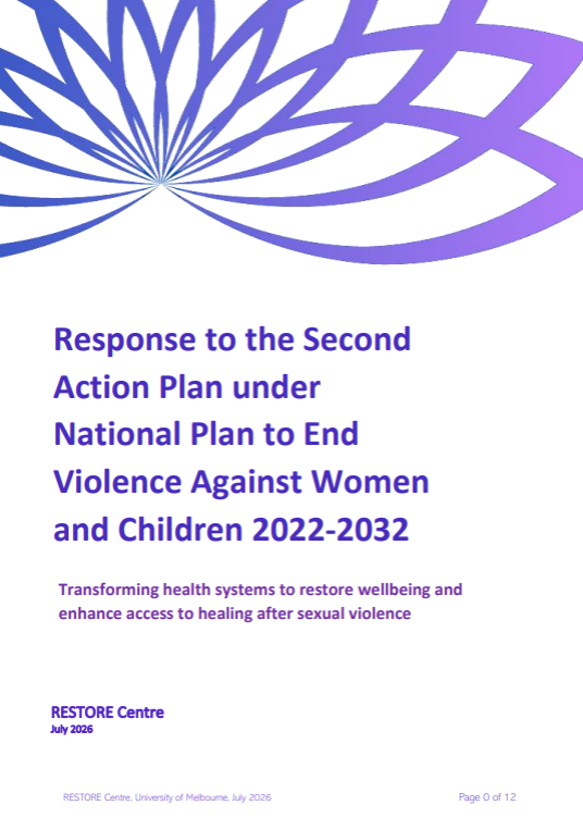 Response to the Second Action Plan under National Plan to End Violence Against Women and Children 2022-2032