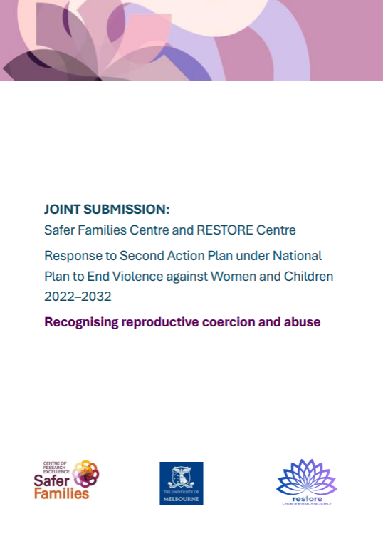 JOINT SUBMISSION: Safer Families Centre and RESTORE Centre Response to Second Action Plan under National Plan to End Violence against Women and Children 2022–2032