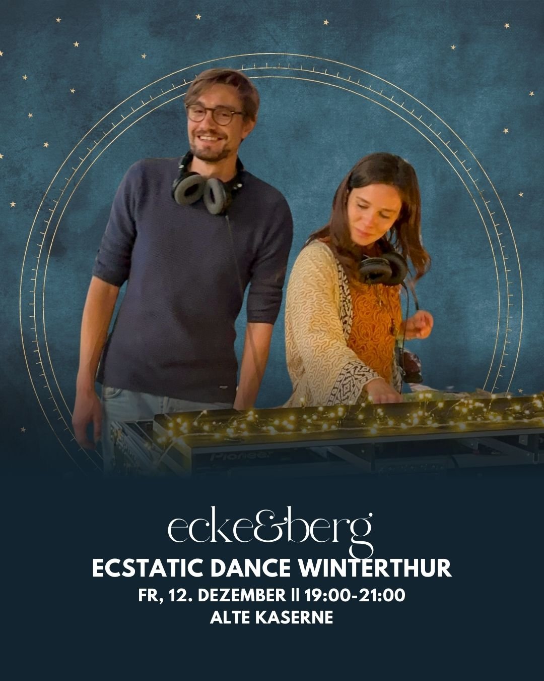 Last Dance of 2025 🔥🎶

Join us for a last dance this year with @ecke.und.berg, who played for us earlier this year!

Friday, December 12
19:00-21:00
Alte Kaserne Winterthur

@aayana.yoga will bless us with a sound bath after the dance 😌

Ecke&amp;
