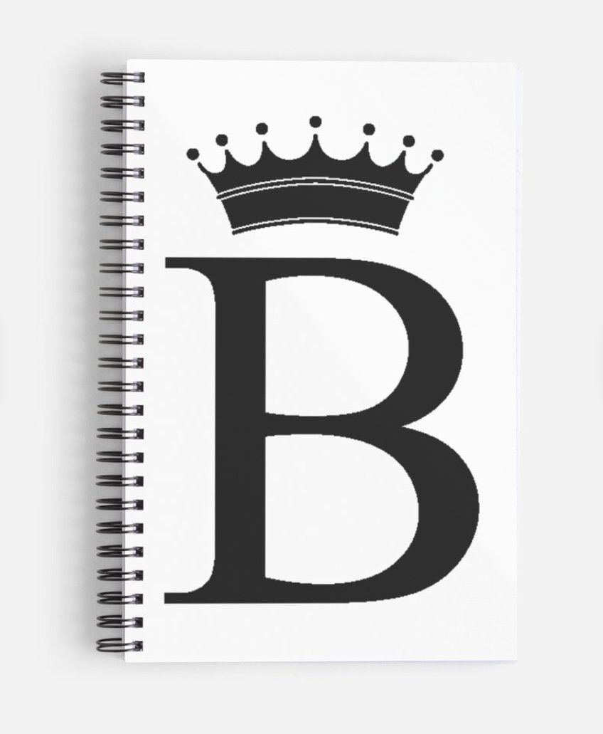 White Logo Notebook