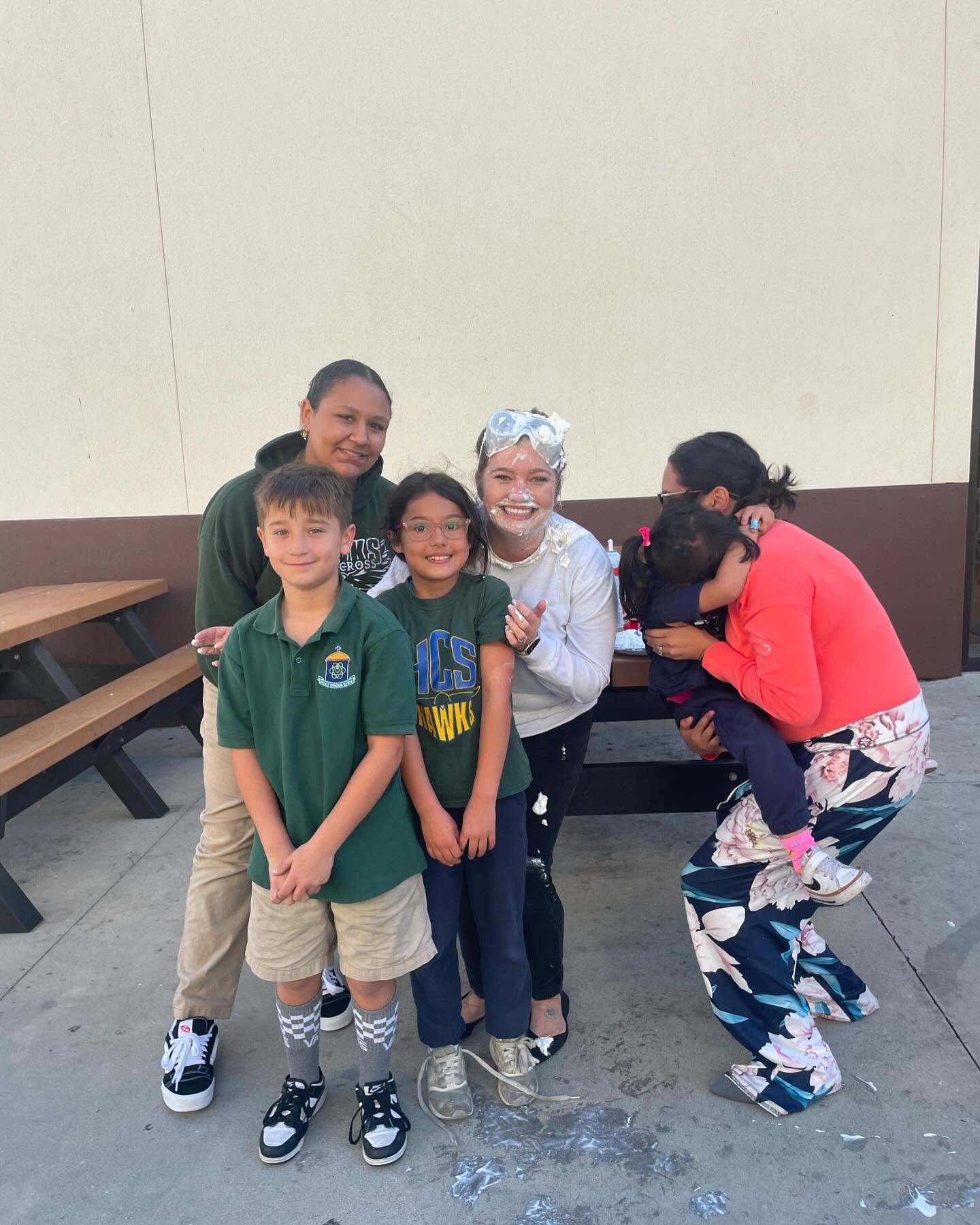 β¨ Bubble Run Fun! β¨
Every student who reached their $150 fundraising goal for the Bubble Run earned a chance to pie Mrs. Blanchard in the face! Four lucky winners were drawn—one from each grade band (Preschool/Pre-K, K-2, 3-5, and 6-8).
Today