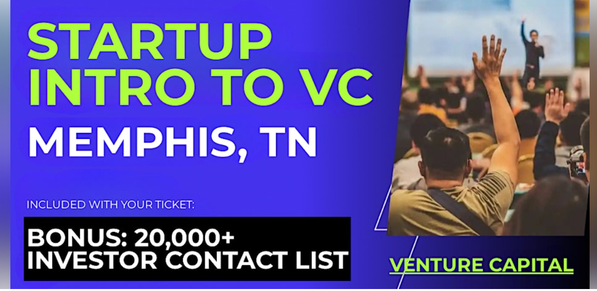 Startup Intro to VC: Connect with Investors in Memphis and Beyond