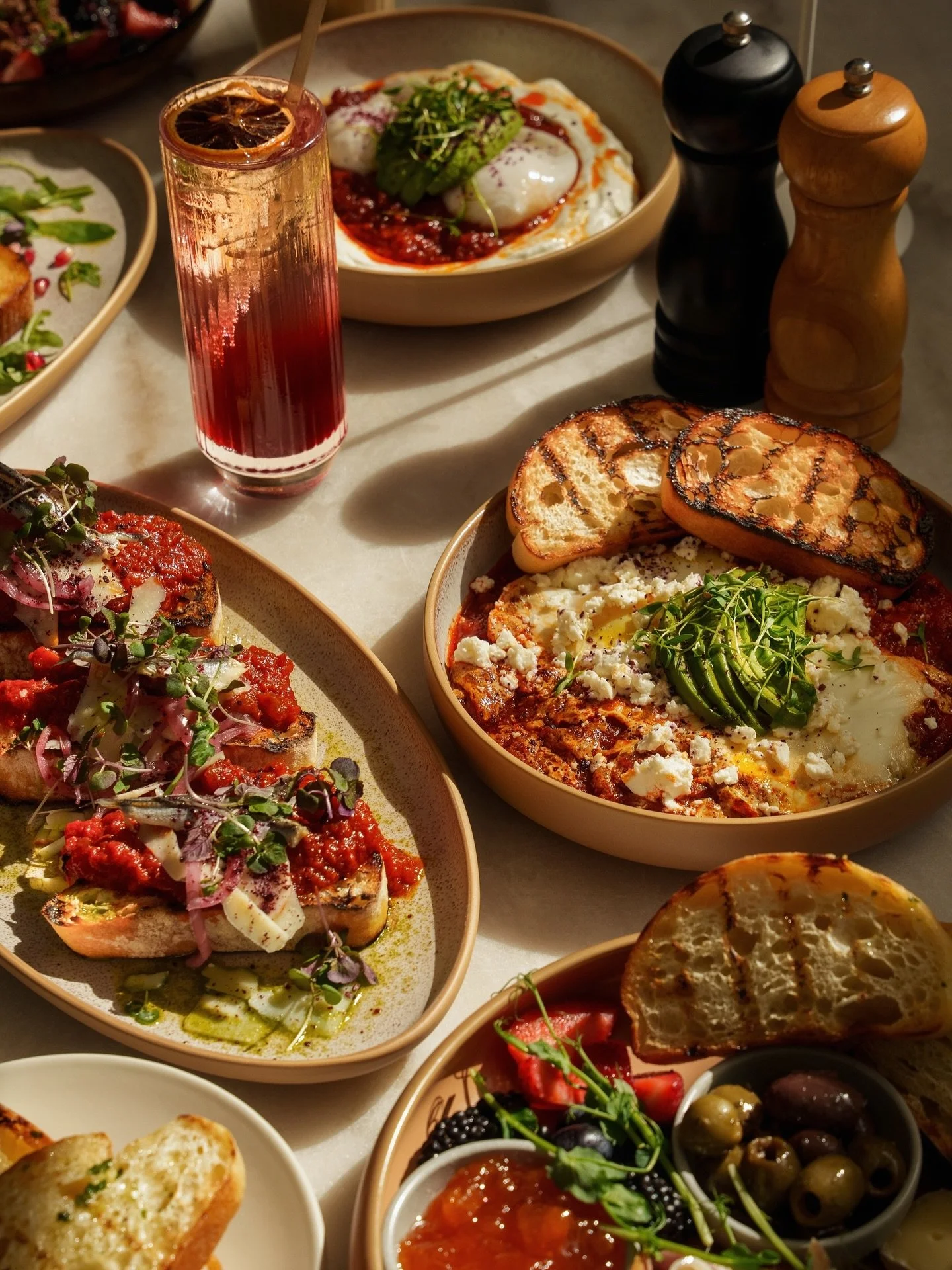 mediterranean warmth, shared around the table.