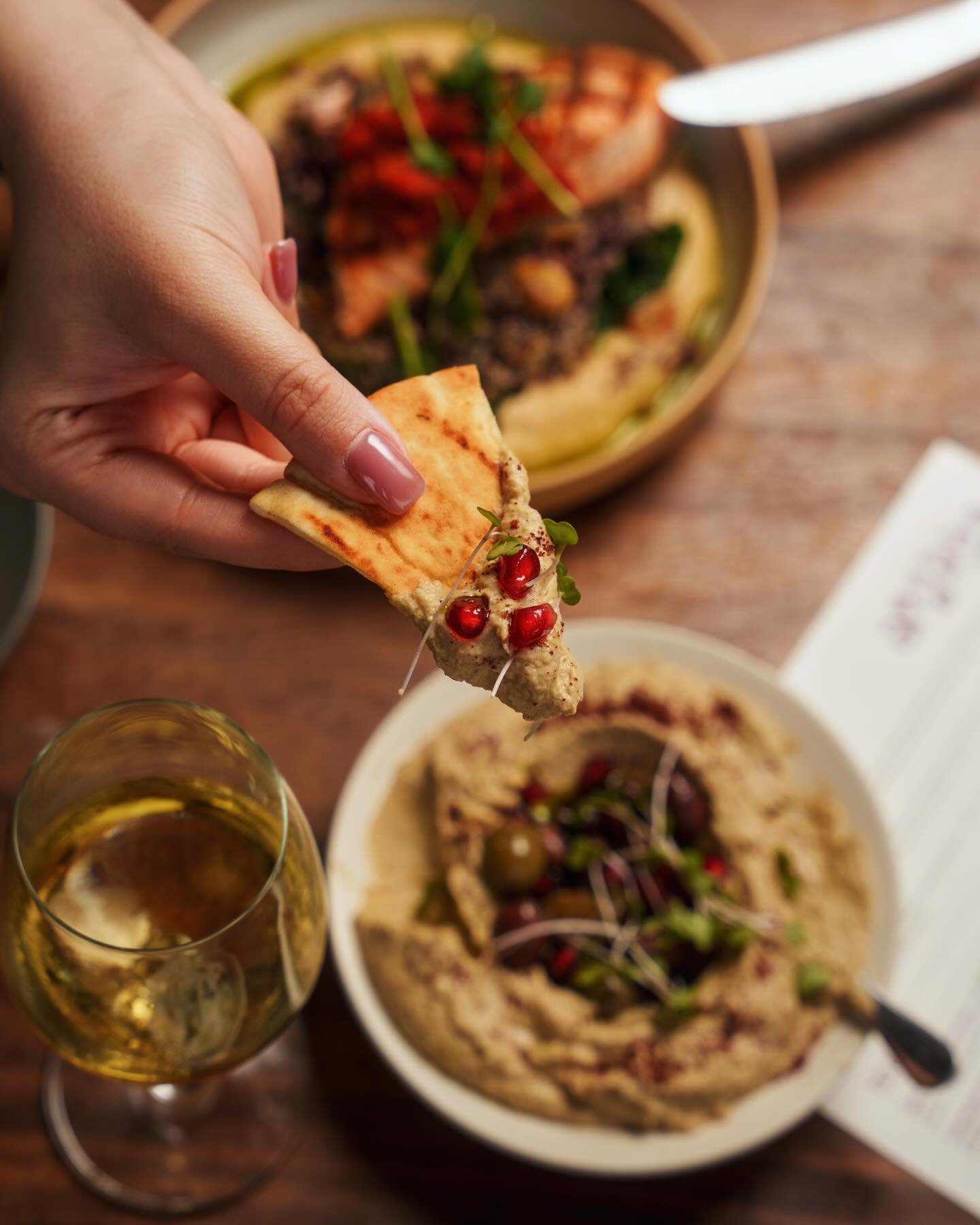 just the right texture for hummus.