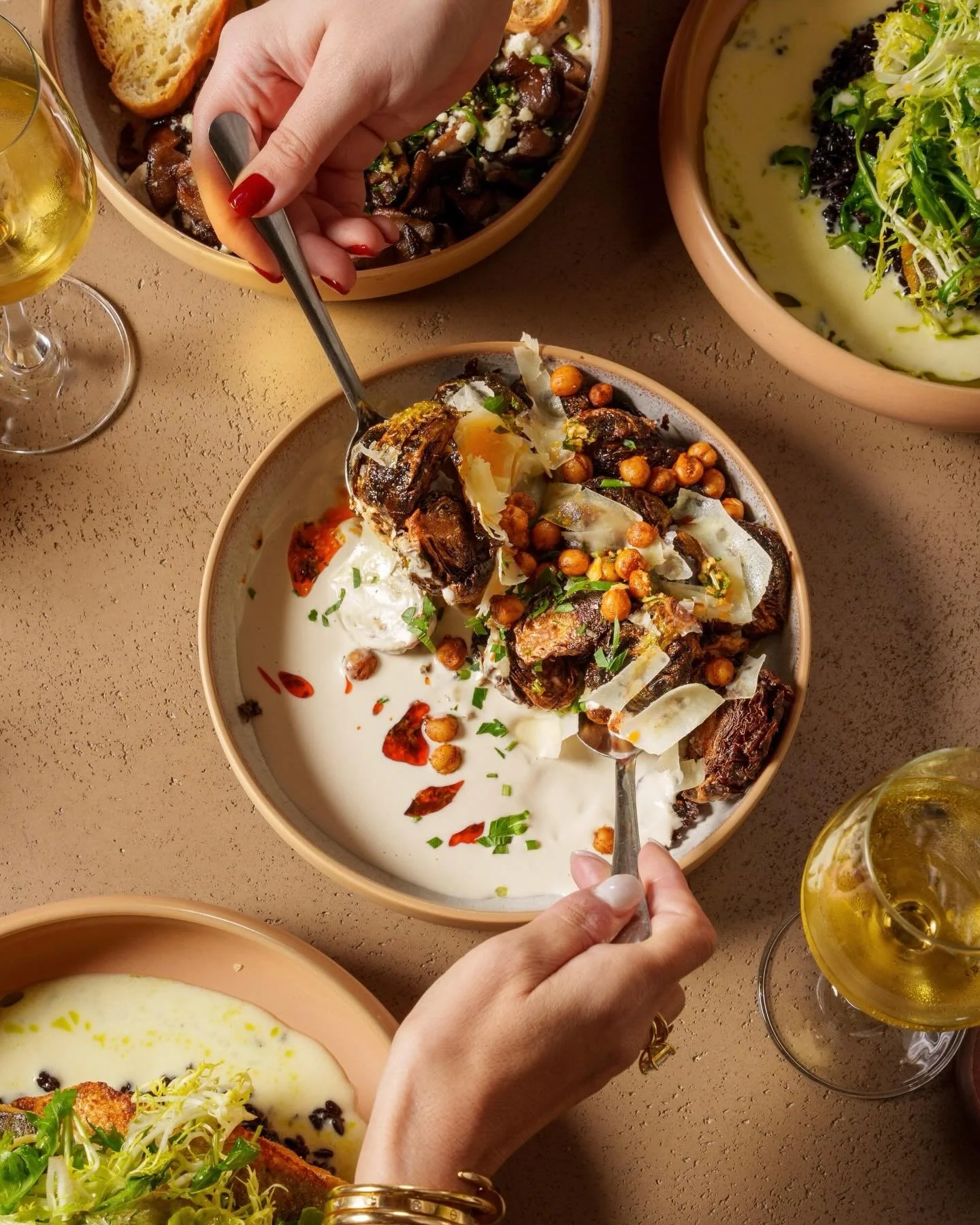 rule 1: food tastes better when shared.