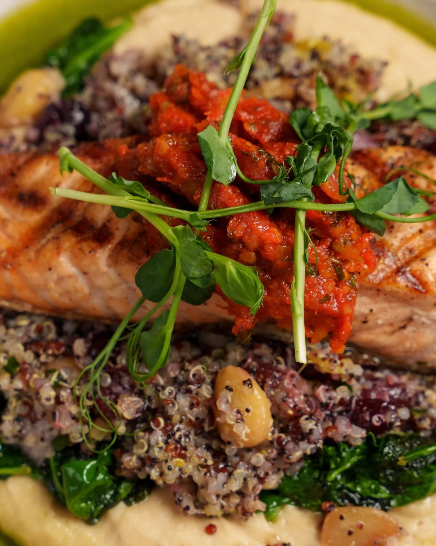 layers of texture, colors and taste.