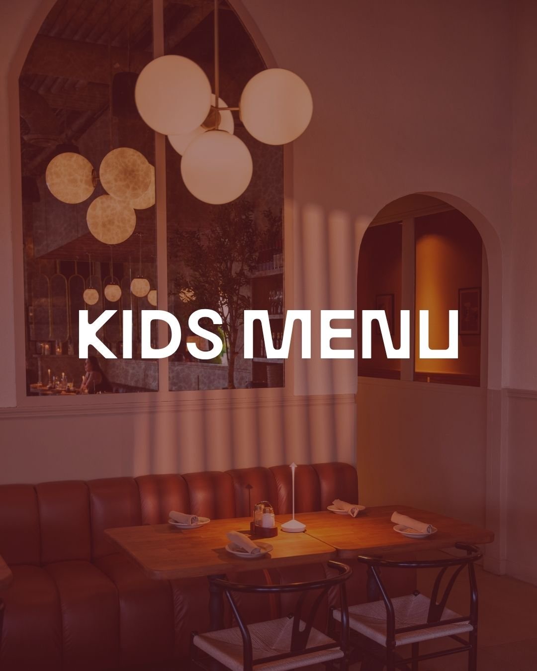 Kids Menu