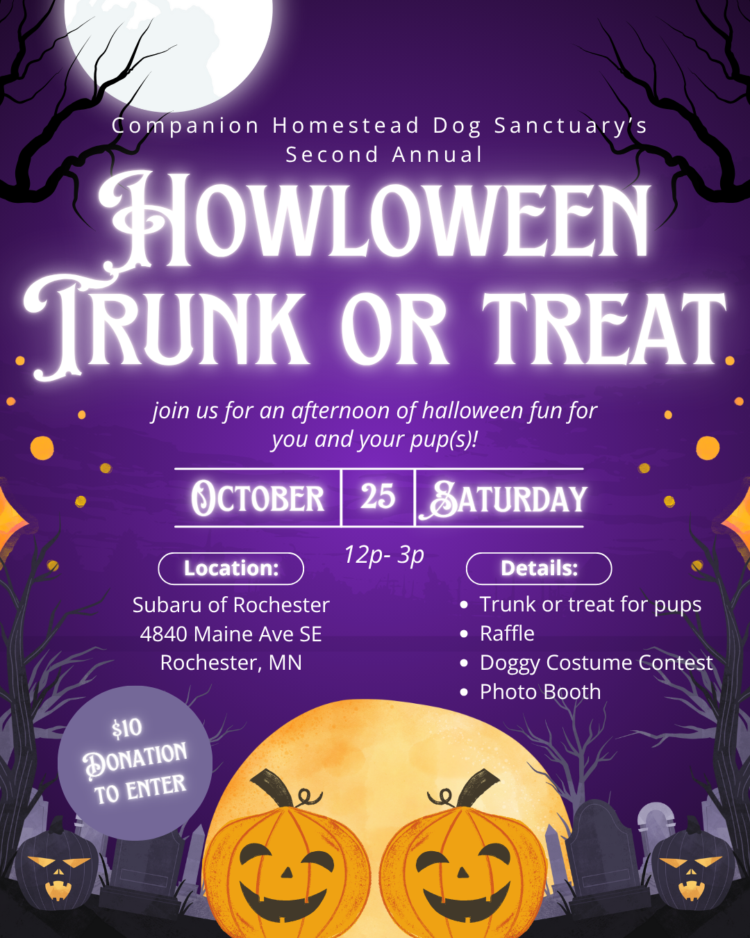 Howloween Trunk or Treat at Subaru of Rochester