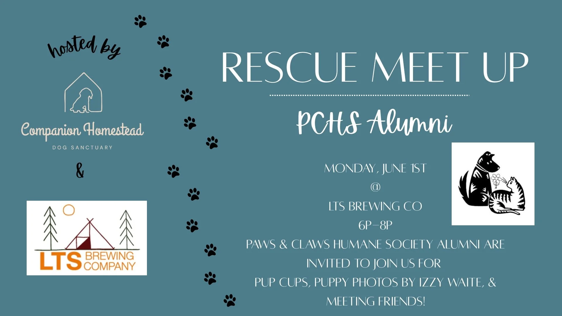 Rescue Meet Up: Paws &  Claws Alumni
