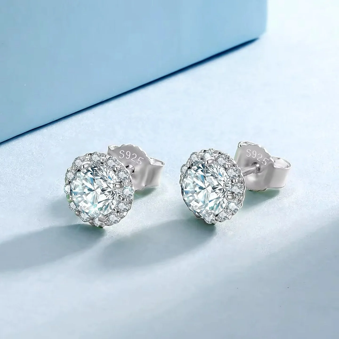 ✨ Pure Sparkle, Everyday Elegance ✨
Fall in love with the brilliance of our 2 carat Moissanite Diamond Stud Earrings, beautifully set in 925 sterling silver. Perfect for any occasion &mdash; timeless, radiant, and ethically stunning. 
💎 2 Carat Mois