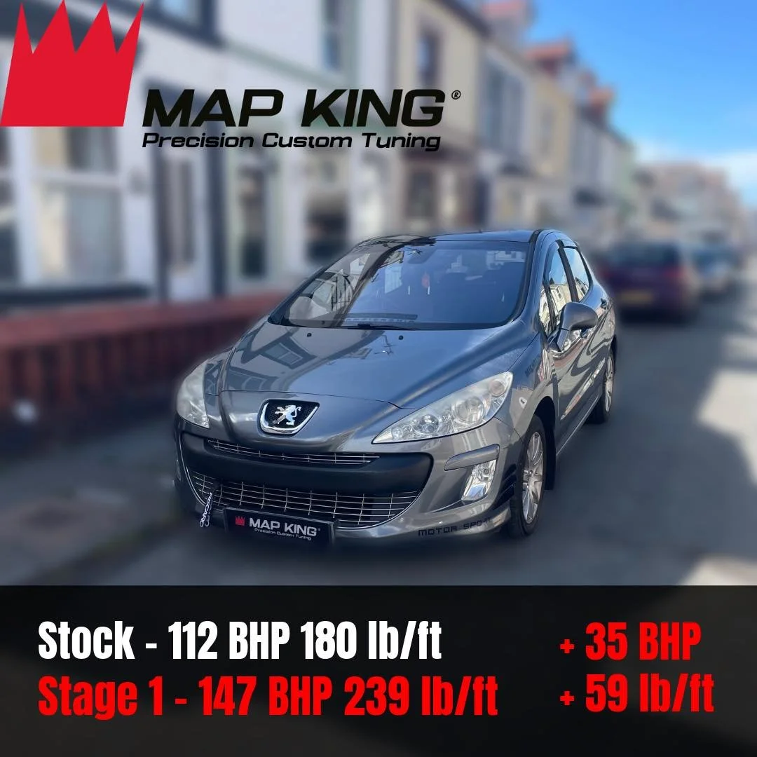 Peugeot 208 1.6 HDI 
&bull;
Stage 1 Performance Remap ✅
&bull;
Health Check ✅ 
&bull;
🔴Stock - 112 BHP  180 lb/ft 
⚫️Stage 1 - 147 BHP  239 lb/ft
 + 35 BHP + 59 lb/ft
&bull;
This car received our stage 1 performance remap which it gained a significa
