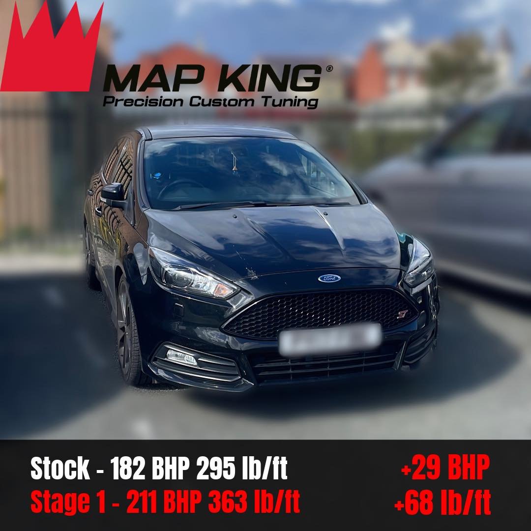 Ford Focus ST 2.0 TDCI
&bull;
Stage 1 Perfance Remap✅
&bull;
Health Check ✅ 
&bull;
🔴Stock - 182 BHP 295 lb/ft
⚫️Stage 1 - 211 BHP 363 lb/ft
 +29 BHP +68 lb/ft
&bull;
This Focus ST has had a complete makeover with the way it now drives with an incre