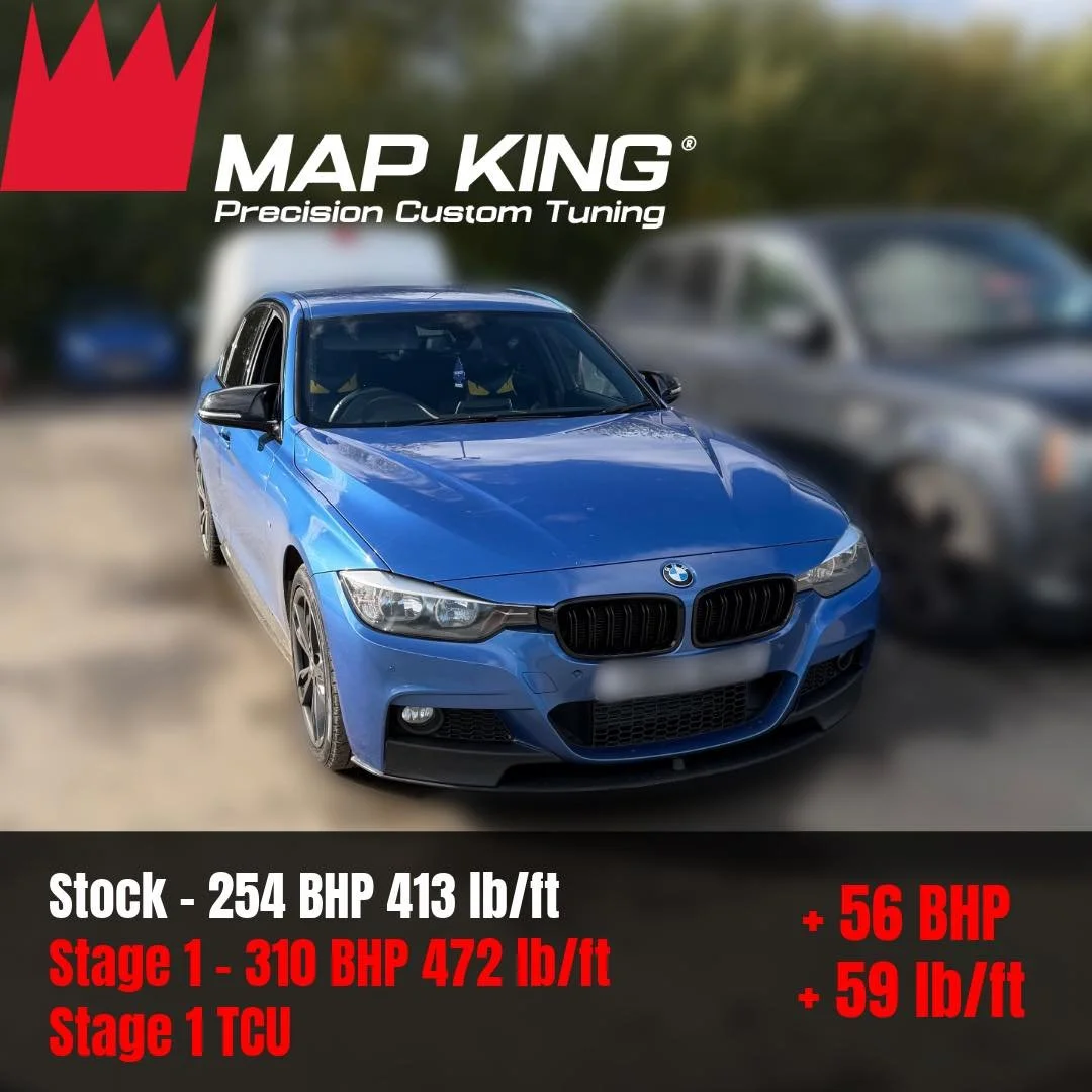 BMW 330D F30 2015
&bull;
Stage 1 Performance Remap✅
&bull;
Stage 1 TCU Remap✅
&bull;
Health Check ✅ 
&bull;
🔴Stock - 254 BHP 413 lb/ft
⚫️Stage 1 - 310 BHP 472 lb/ft
 +56 BHP +59 lb/ft
&bull;
This BMW 330D received our Stage 1 ECU and TCU package whi
