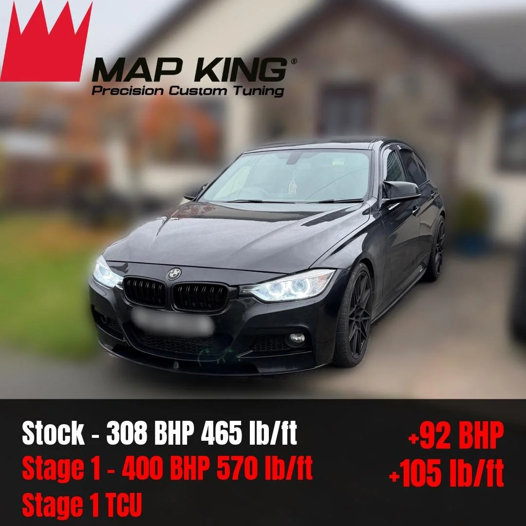 BMW 335D F30 2015
&bull;
Stage 1 Performance Remap✅
&bull;
Stage 1 TCU Remap ✅
&bull;
Health Check ✅ 
&bull;
🔴Stock - 308 BHP 465 lb/ft
⚫️Stage 1 - 400 BHP 570 lb/ft
 +92 BHP +105 lb/ft
&bull;
We gave this top spec diesel 3 series a performance over