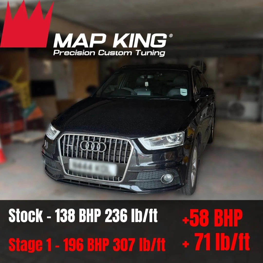 Audi Q3 2.0 TDI 2013
&bull;
Stage 1 Performance Remap✅
&bull;
EGR OFF ✅
&bull;
Health Check ✅ 
&bull;
🔴Stock - 138 BHP 236 lb/ft
⚫️Stage 1 - 196 BHP 307 lb/ft
 +58 BHP +71 lb/ft
&bull;
We carried out some work finding a solution to a problem with th