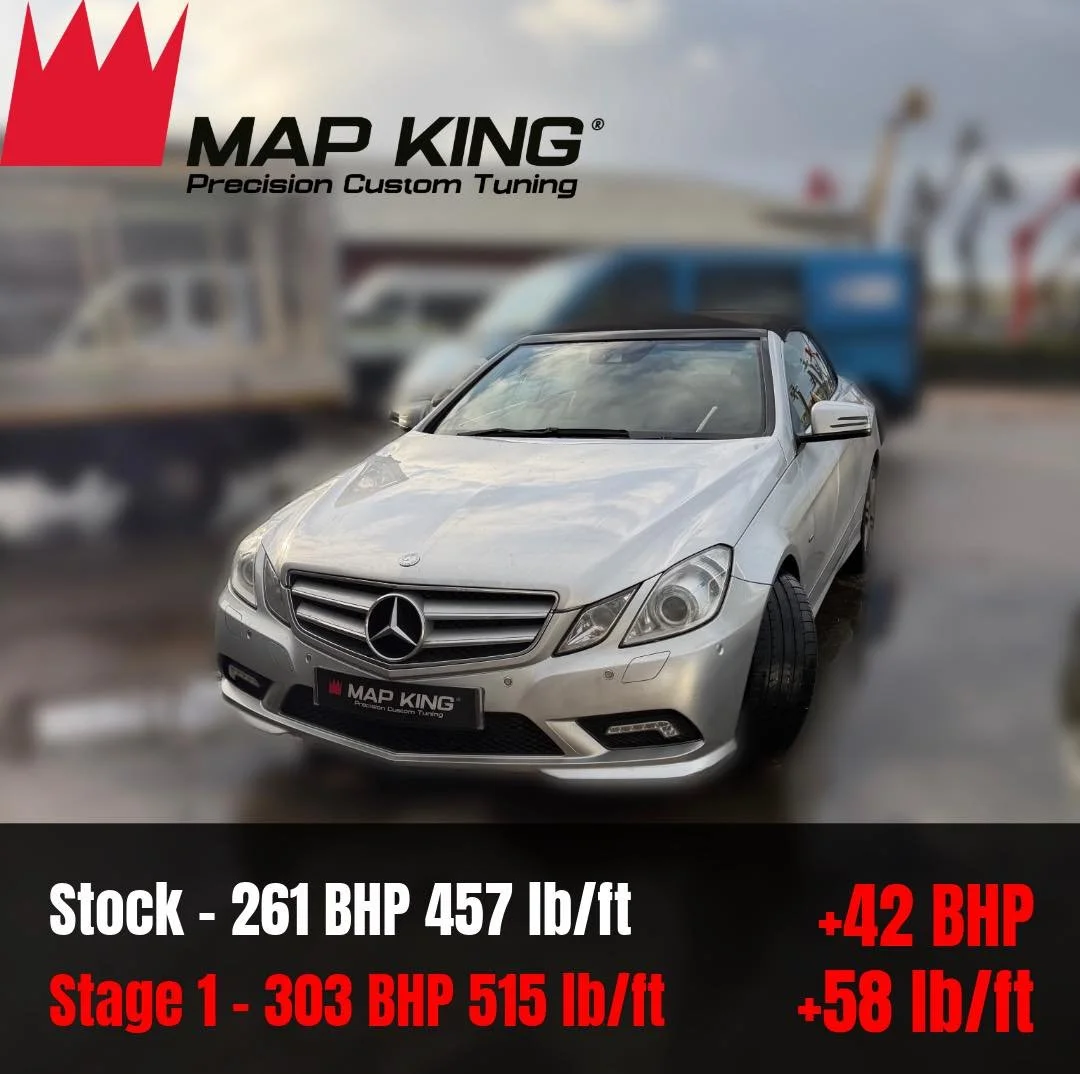 Mercedes E350 CDI
&bull;
Stage 1 Performance Remap✅
&bull;
DPF Solutions
&bull;
Health Check ✅ 
&bull;
🔴Stock - 261 BHP 457 lb/ft
⚫️Stage 1 - 303 BHP 515 lb/ft
 +42 BHP +58 lb/ft
&bull;
Here we helped prevent further faults with our DPF solutions an