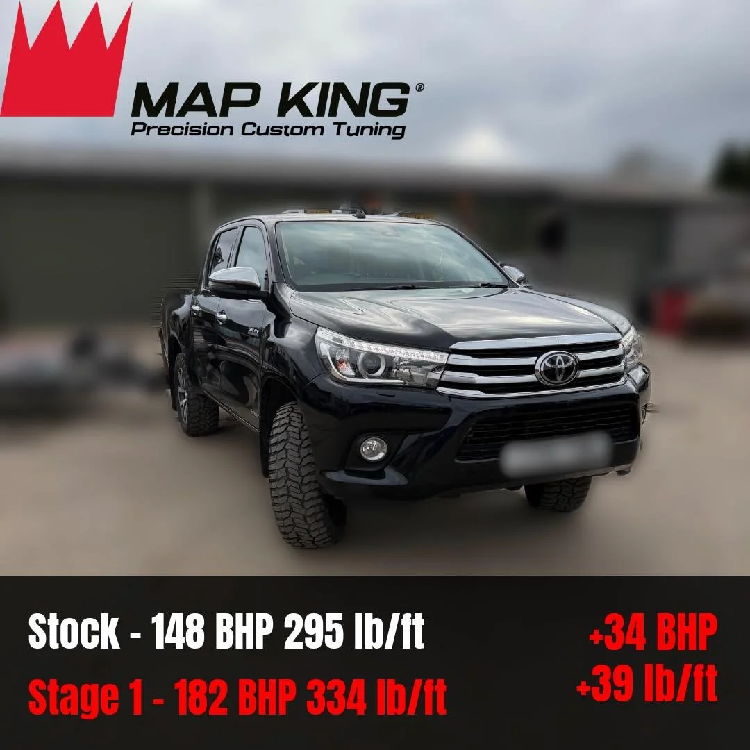 Toyota Hilux 2.4D 4x4 2019
&bull;
Stage 1 Performance Remap ✅
&bull;
Health Check ✅
&bull;
🔴Stock - 148 BHP 295 lb/ft
⚫️ Stage 1 - 182 BHP 334 lb/ft
 +34 BHP +39 lb/ft
&bull;
Here we have another returning customer that was so pleased with our servi