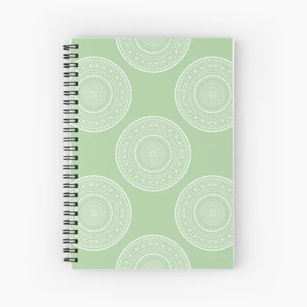 Bright Green Mandala Notebook