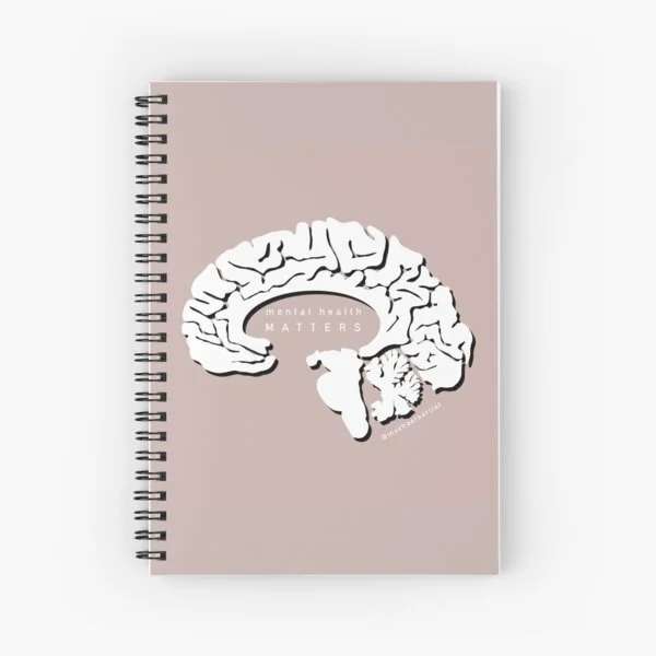 Pink Mental Health Matters Notebook