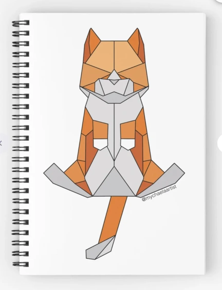 Orange Cat Notebook