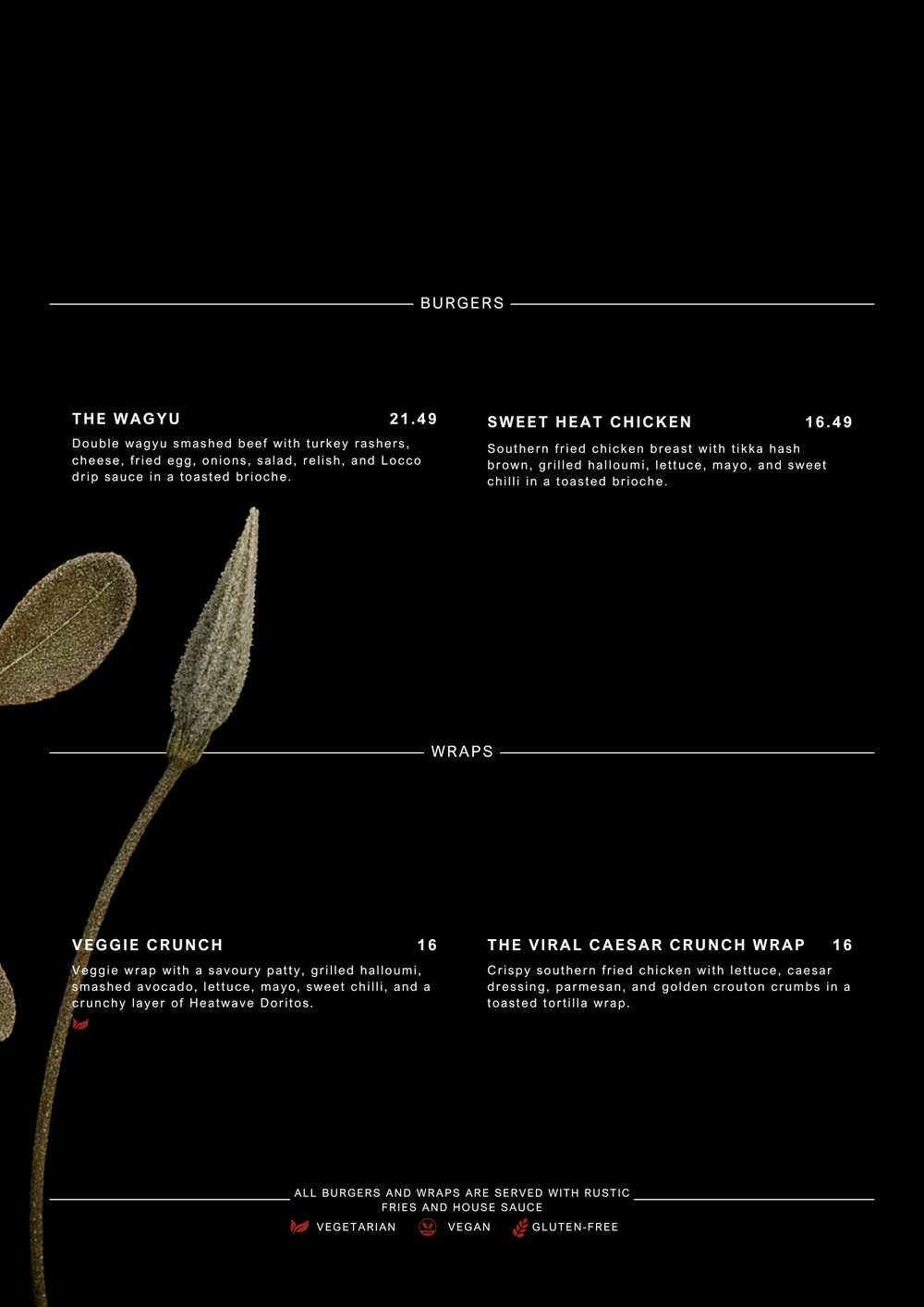 Menu — LOCCO