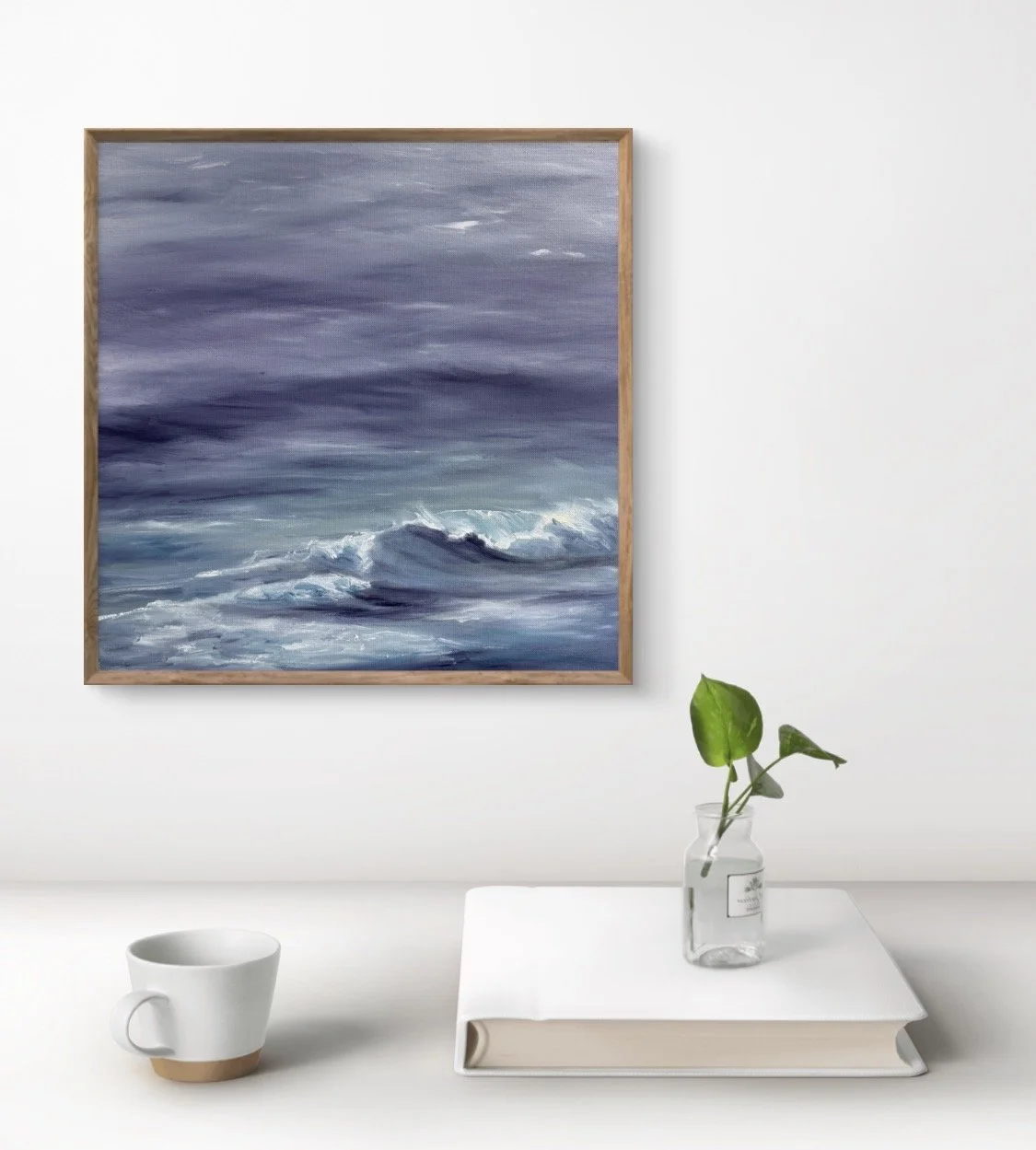 Study for Storm at 13th Beach 40cm x 40cm