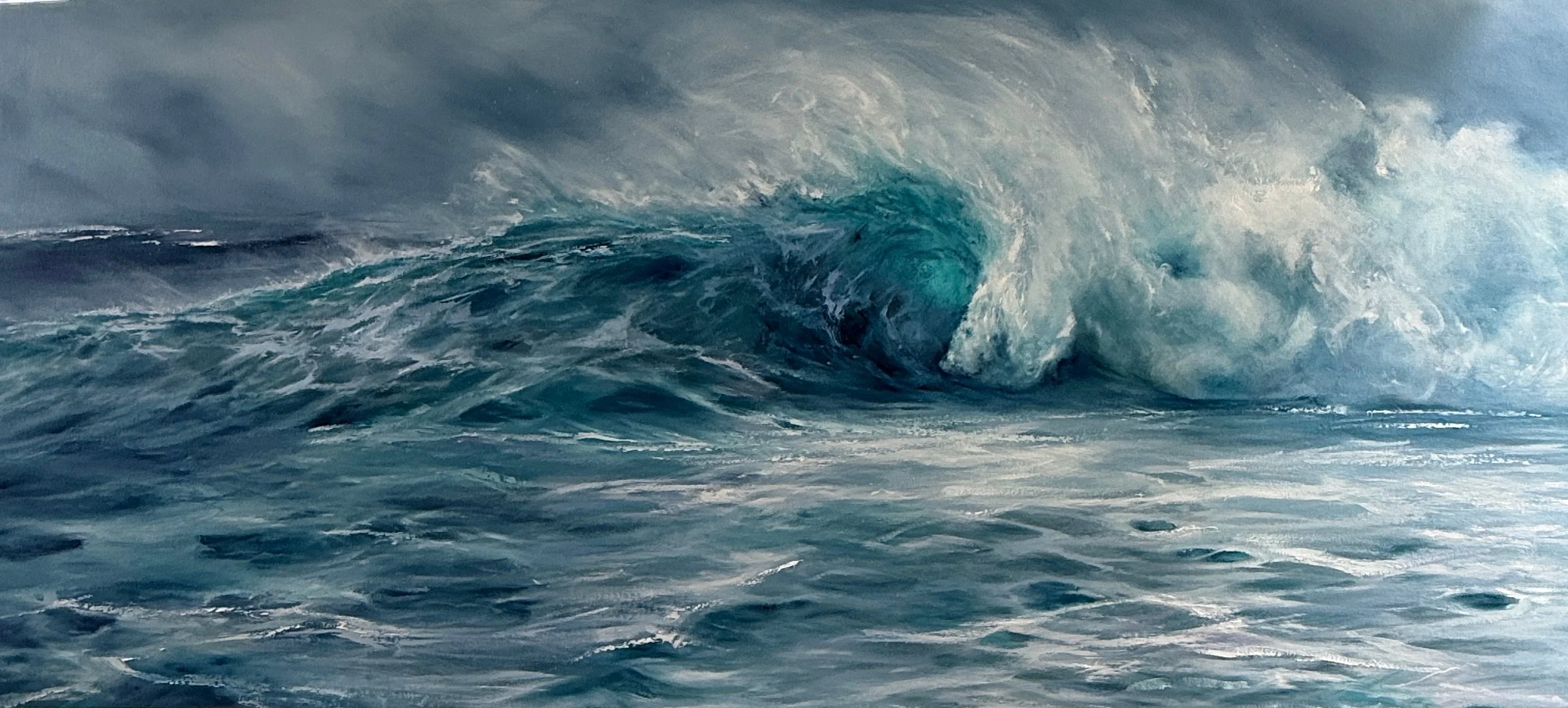 Surge 200cm x 90cm Oils on canvas SOLD